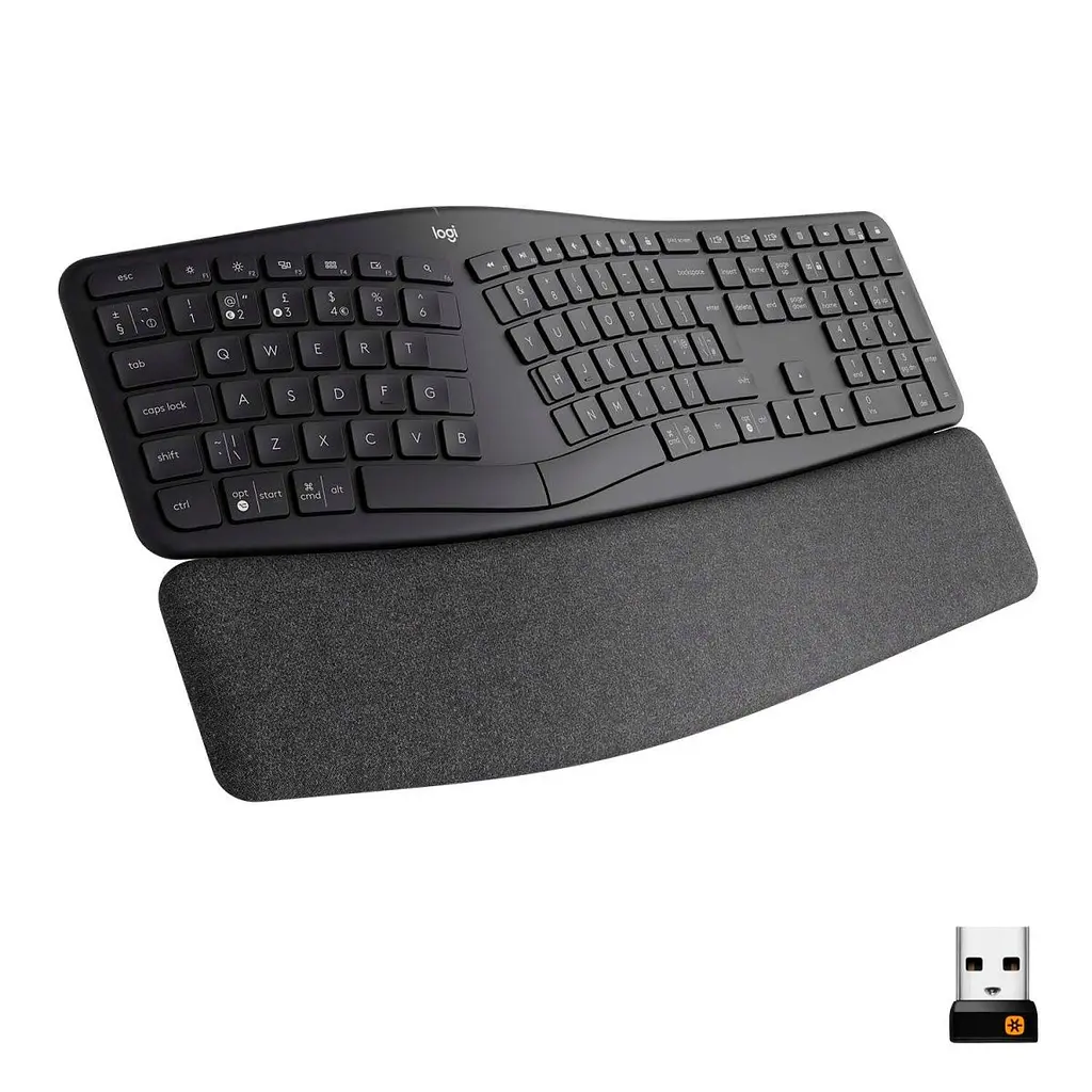 Клавіатура Logitech ERGO K860 for Business Bluetooth/Wireless UA Black [920-010352] [81153] - фото 2