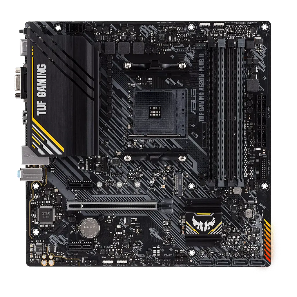 Материнська плата Asus A520M-Plus II TUF Gaming Socket AM4 (TUF GAMING A520M-PLUS II) - фото 2