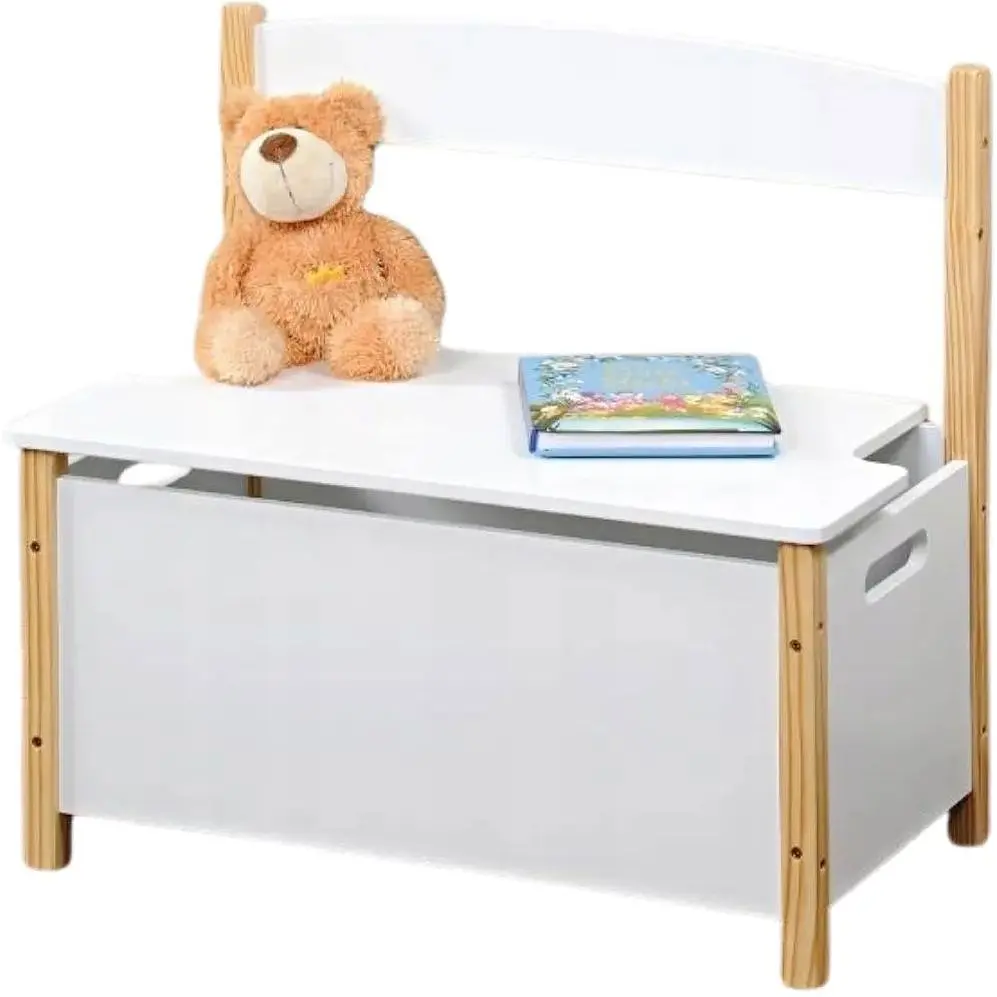 Скамейка Chomik DAISY детская с ящиком для хранения игрушек - фото 2
