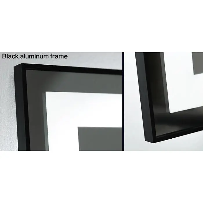 Дзеркало Dusel DE-M0061S1 Black 65x80 см, Чорний - фото 5