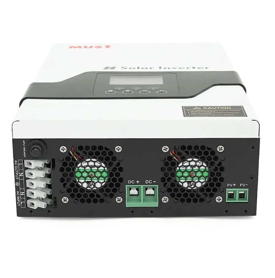 UPS ДБЖ гібридний інвертор MUST PV18-1012-VPM, 1000W, 12 V, струм заряду 10/20A, MPPT (60А, 105 Vdc) - фото 2