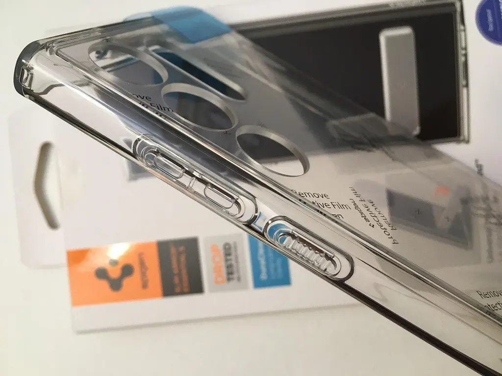 Протиударний чохол для Samsung Galaxy S23 Ultra Spigen Slim Armor Essential S Clear ACS05642 Прозорий - фото 6