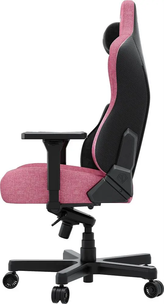Кресло для геймеров Anda Seat Kaiser 3E XL Pink Fabric (AD23YC-XL-09-P-CF-P01) - фото 7