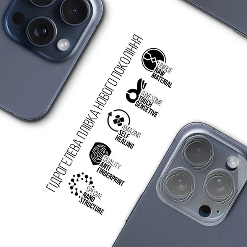 Плівка захисна Armorstandart for Camera Apple iPhone 16 Pro Max 6pcs (ARM79600) - фото 2
