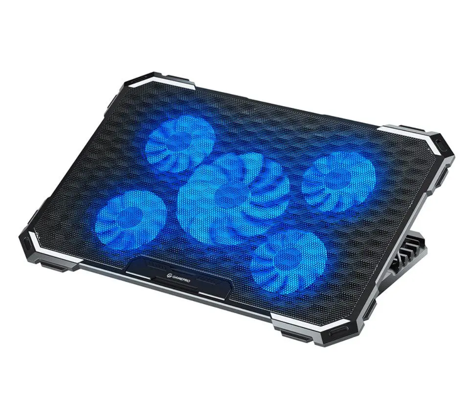 Охолоджувальна підставка для ноутбука до 21 дюймів GamePro GPCP-485 5xfans