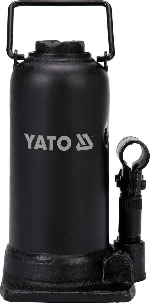 Домкрат гідравлічний пляшковий Yato 12 т, 230-505 мм