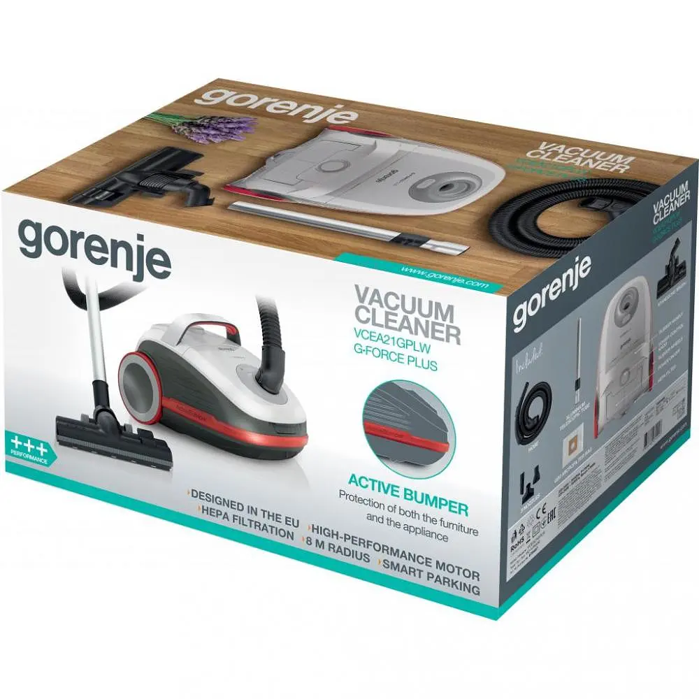 Пилосос з мішком Gorenje VCEA21GPLW - фото 8