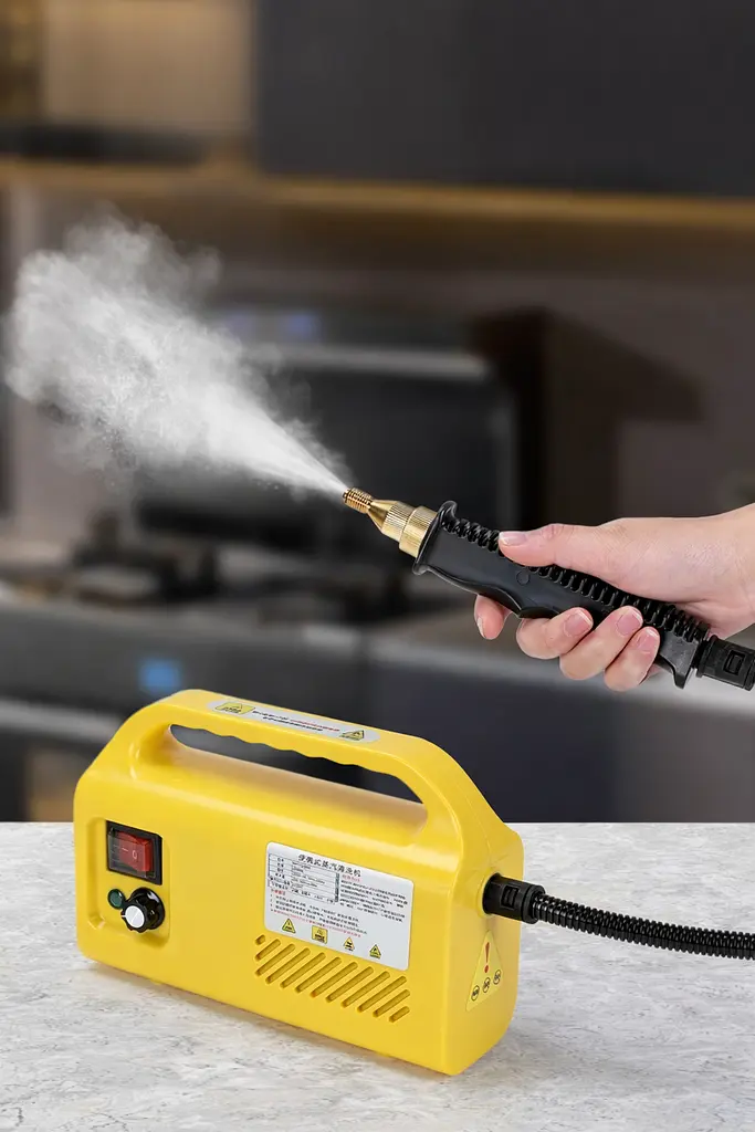 Портативний пароочисник QX003 з мийкою високого тиску 3 насадки 2500 W - фото 3