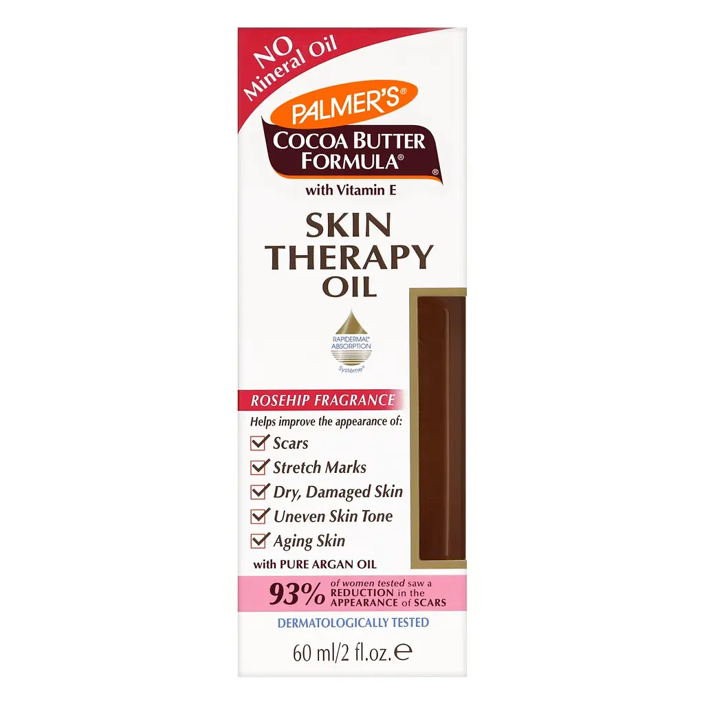 Олія від розтяжок та шрамів Palmer's Cocoa Butter Formula Skin Therapy Oil з шипшиною, олією какао і вітаміном Е 60 мл - фото 8