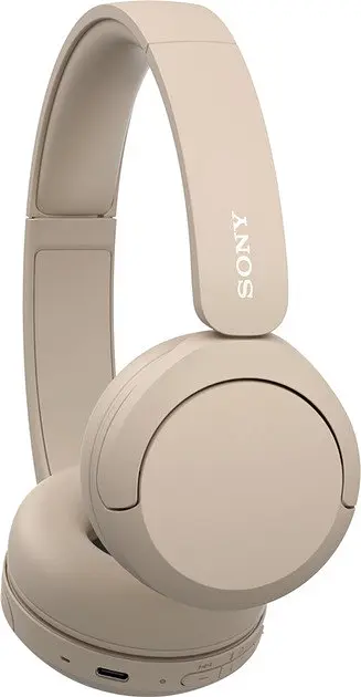 Наушники Sony WH-CH520 беспроводные накладные бежевые (WHCH520C.CE7) - фото 2