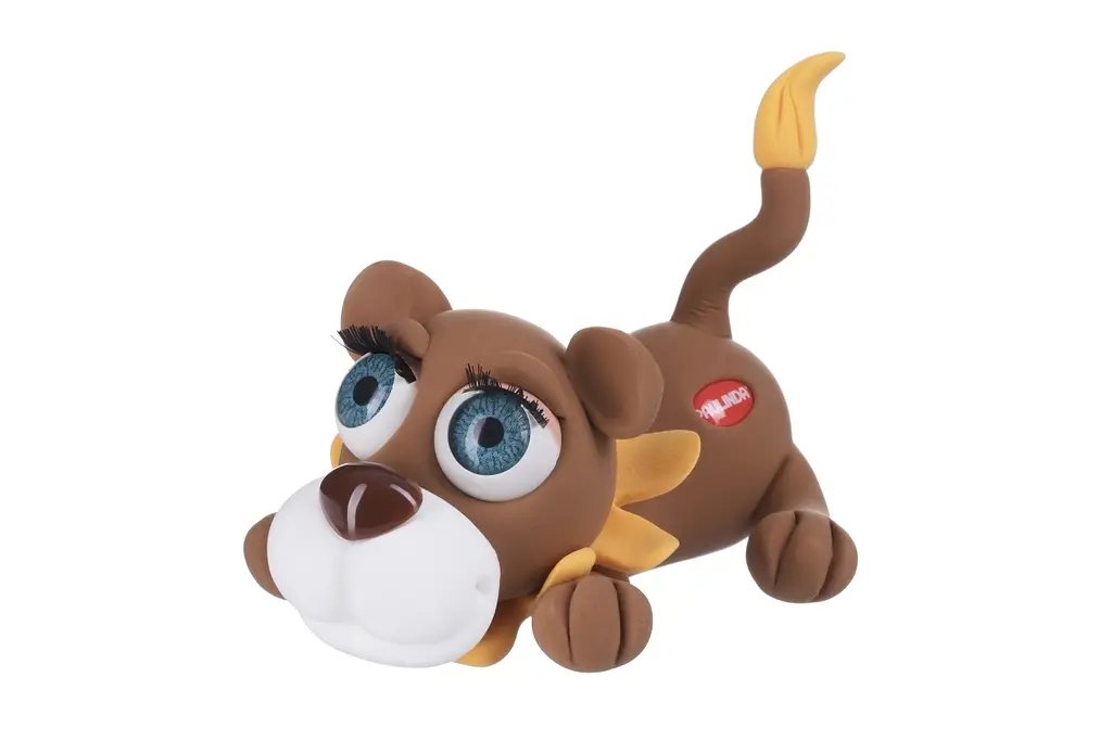 Маса для ліплення Paulinda Super Dough Shiny Eyes Лев Cobby (PL-081377-3) - фото 2