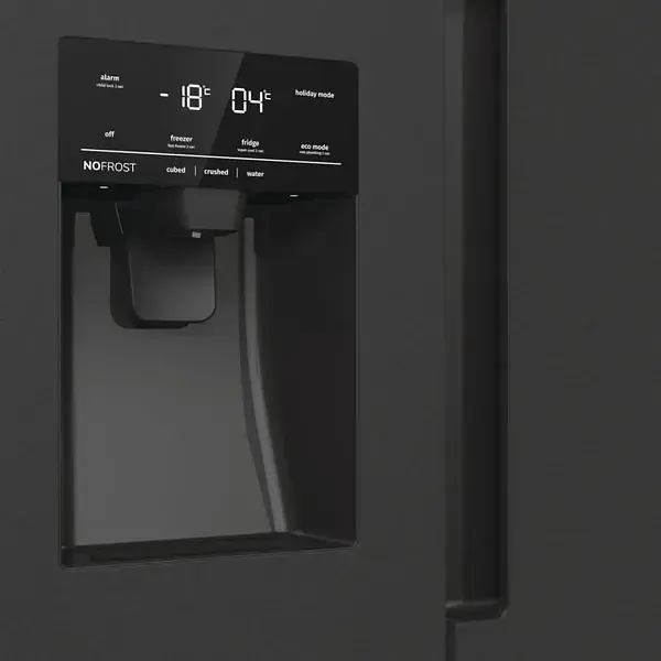 Холодильник Gorenje SBS 179х70х92 см 2 двері 376(190) л А++ NF+ Інв. диспенсер генератор льоду Зовн. Диспл чорний - фото 5
