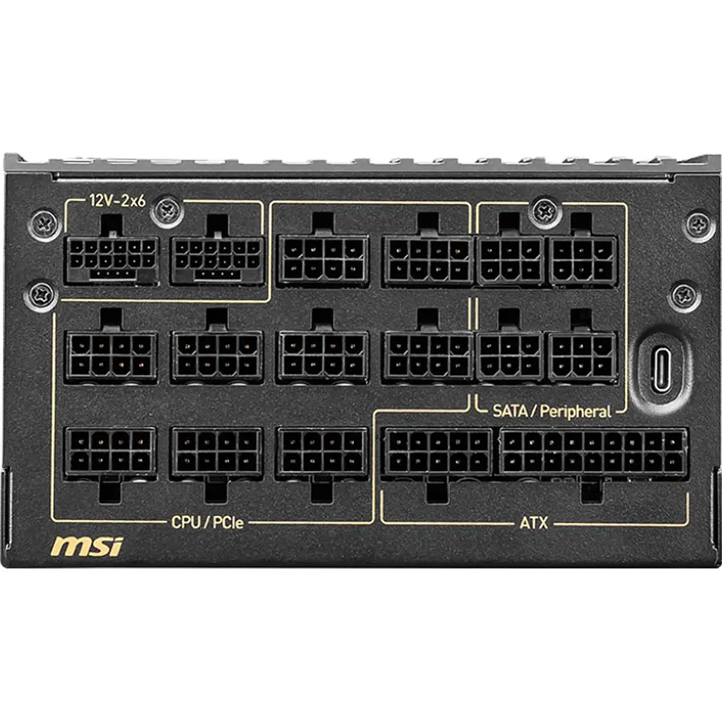 Блок живлення MSI MEG 1600W PCIE5 (Ai1600T PCIE5) [170268] - фото 7