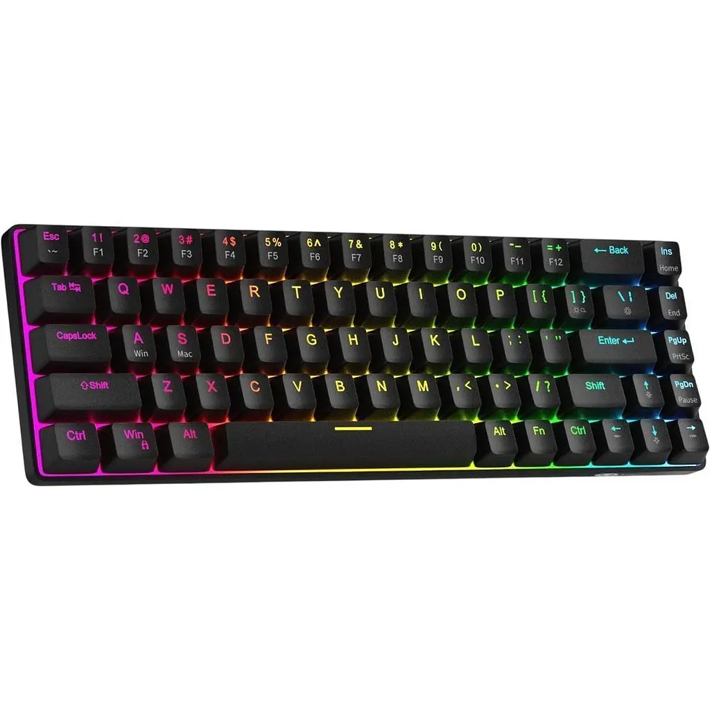 Клавіатура MageGee MK-BOX RGB Magnetic Amethyst Switch Black (6971969728646-UA) [164296] - фото 2