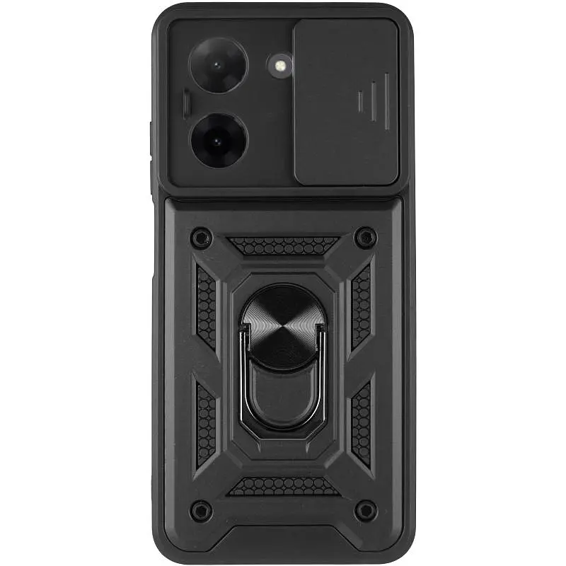 Чохол Ummi Camshield Serge Ring для Xiaomi Redmi A5 / Poco C71 Чорний / Black - фото 2