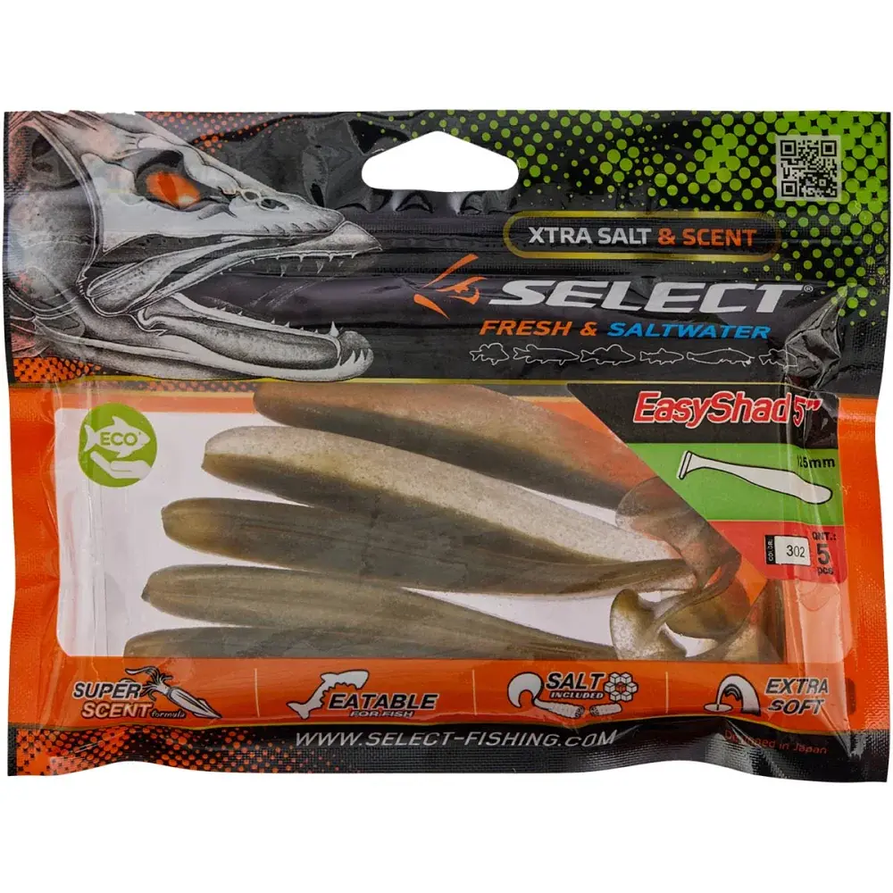 Силікон Select Easy Shad 5" #302 (5 шт/уп) - фото 2