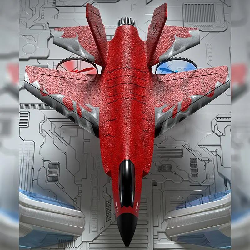 Літак на радіокеруванні SCHE HW39 F35 Fighter Red - фото 4