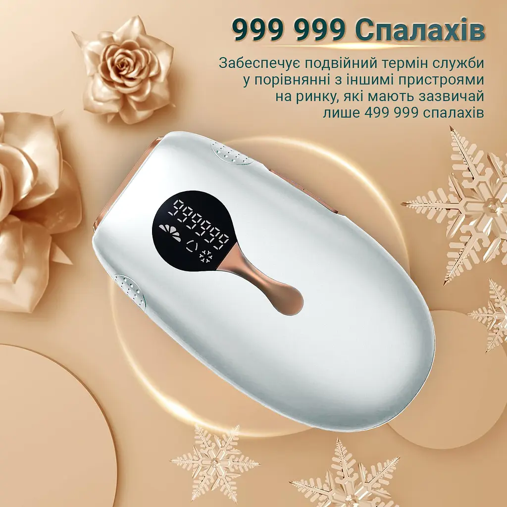 Фотоепілятор AIMED Silk Skin PRO Ice Cooling IPL Intensed Pulse Light колір білий - фото 4