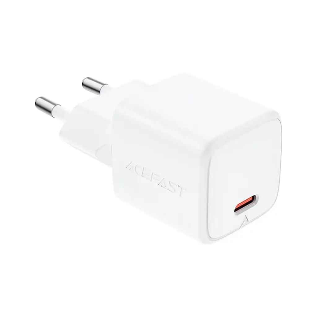 Зарядний пристрій Acefast A118 USB-C PD30 Вт GaN білий (6974316285366) - фото 2