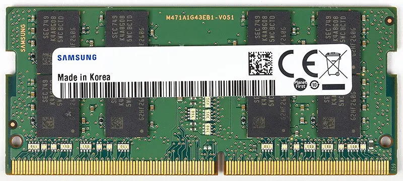 Оперативна пам'ять Samsung для ноутбука SO-DIMM 8 ГБ DDR4 2666 МГц (M471A1K43CB1-CTD) - фото 2