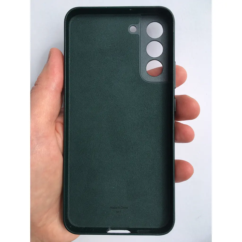 Оригінальний шкіряний чохол Leather Cover для Samsung Galaxy S22 (S901) Forest Green EF-VS901LGEGRU - фото 3