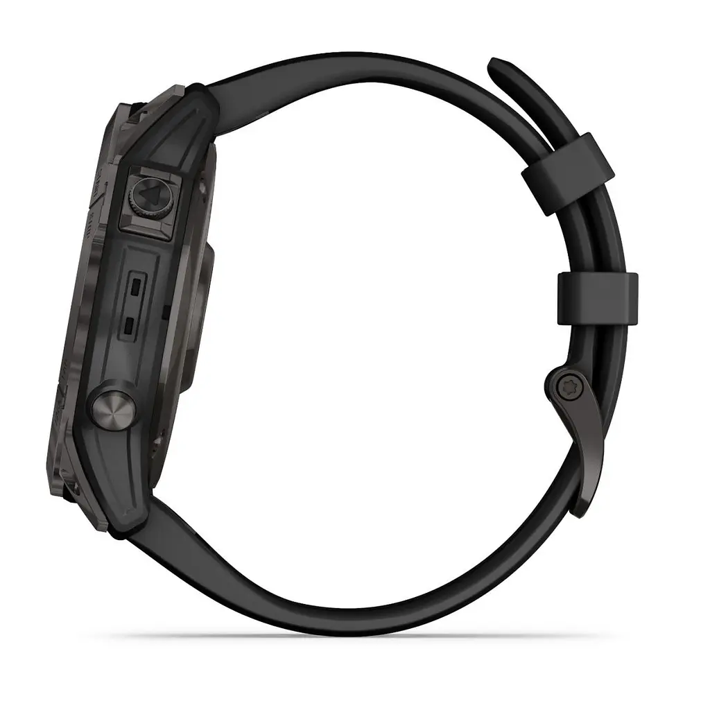 Смарт-годинник Garmin Fenix 7X Sapphire Solar Edition Carbon Gray DLC Titanium with Black Band (010-02541-10/11) [67448] - фото 4