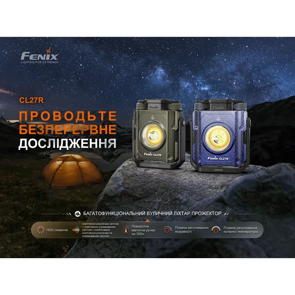 Ліхтар Fenix CL27R темно-блакитний (CL27R-Blue) - фото 5