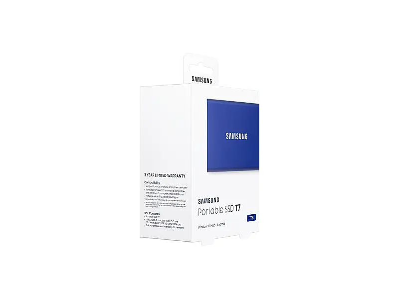 SSD-накопичувач Samsung T7 1 TB Indigo Blue (MU-PC1T0H/WW) - фото 10