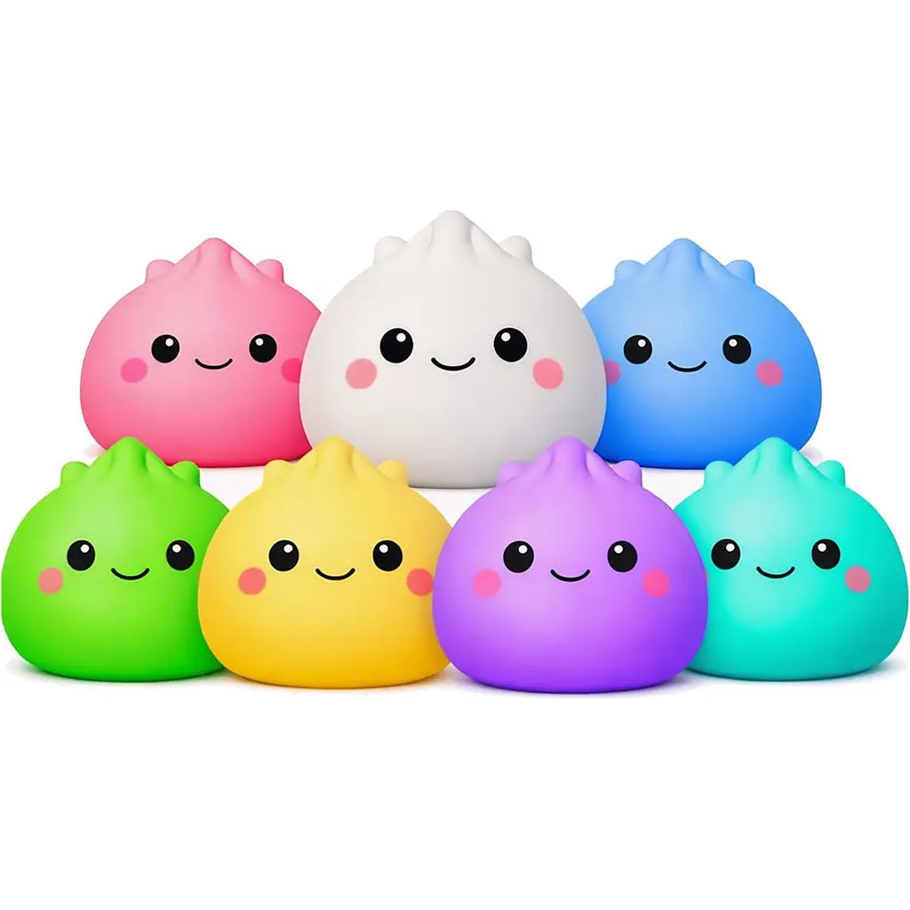 Нічний світильник Xiaomi Jinwu Can Be Rechargeable Longbao Patted The Night Light With Seven Colors (CLL0001) [173600] - фото 2