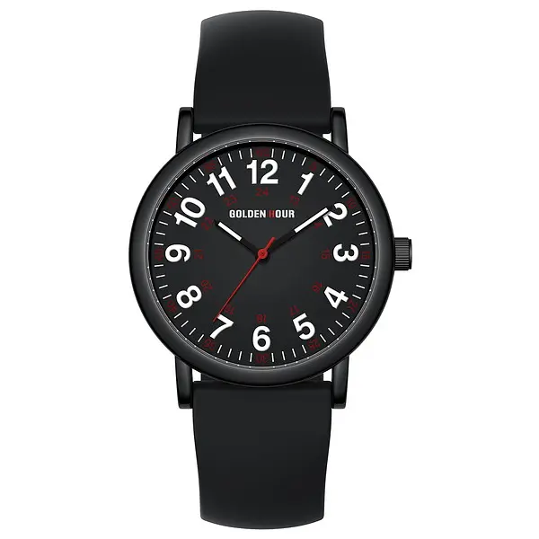 Часы GoldenHour Trend Black - фото 2