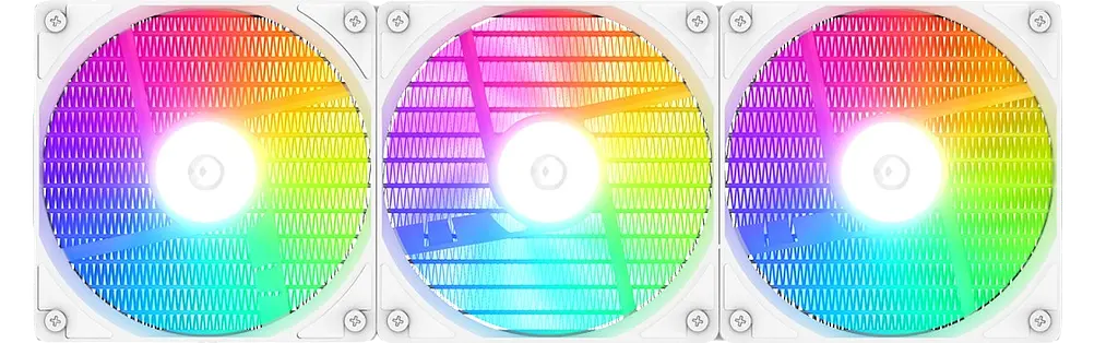 Водяне охолодження ID-Cooling Space LCD SL360 XE White - фото 2