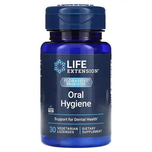 Пробиотики и пребиотики Probiotic Oral Hygiene 30 вегетарианских леденцов Life Extension vit0005059