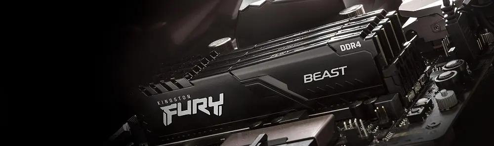 Пам'ять ПК Kingston DDR4 32GB KIT (16GBx2) 3200 Fury Beast Black - фото 2