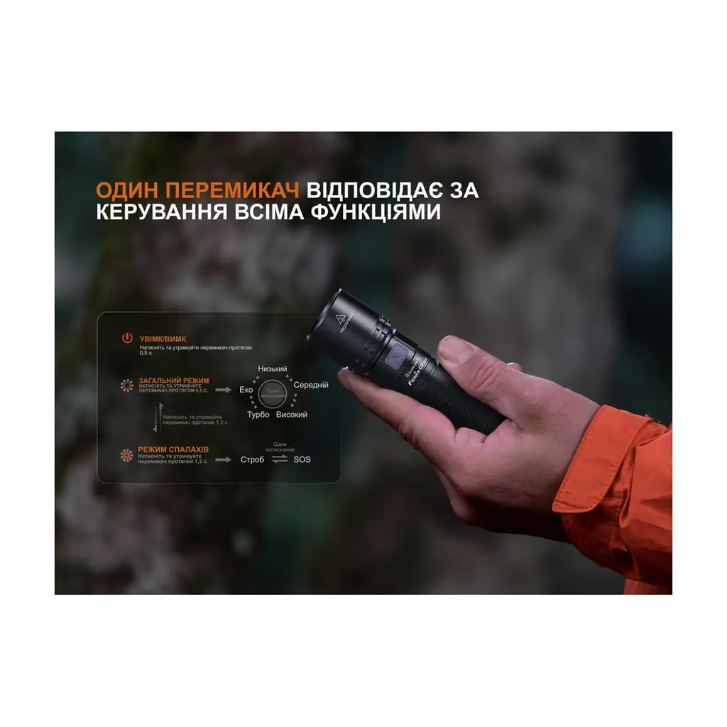 Ліхтар Fenix C5 V2.0 (C5V20) - фото 3