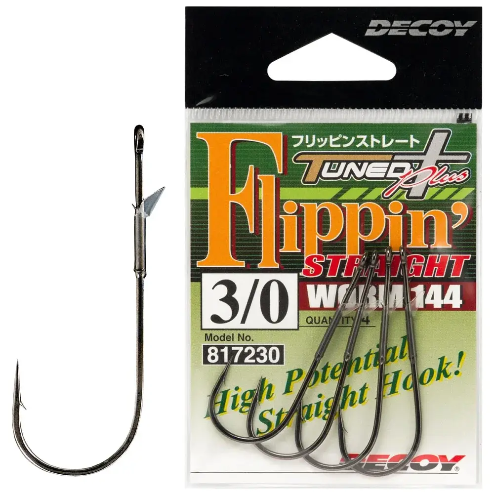Гачок Decoy Worm144 Flippin Straight 3/0 (4 шт/уп)