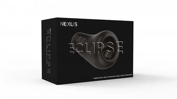 Мастурбатор Nexus Eclipse з вібрацією чорний - фото 6