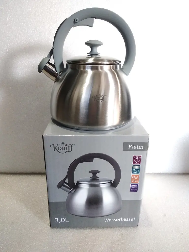 Чайник зі свистком Krauff 26-298-001 Platin 3 л. - фото 6