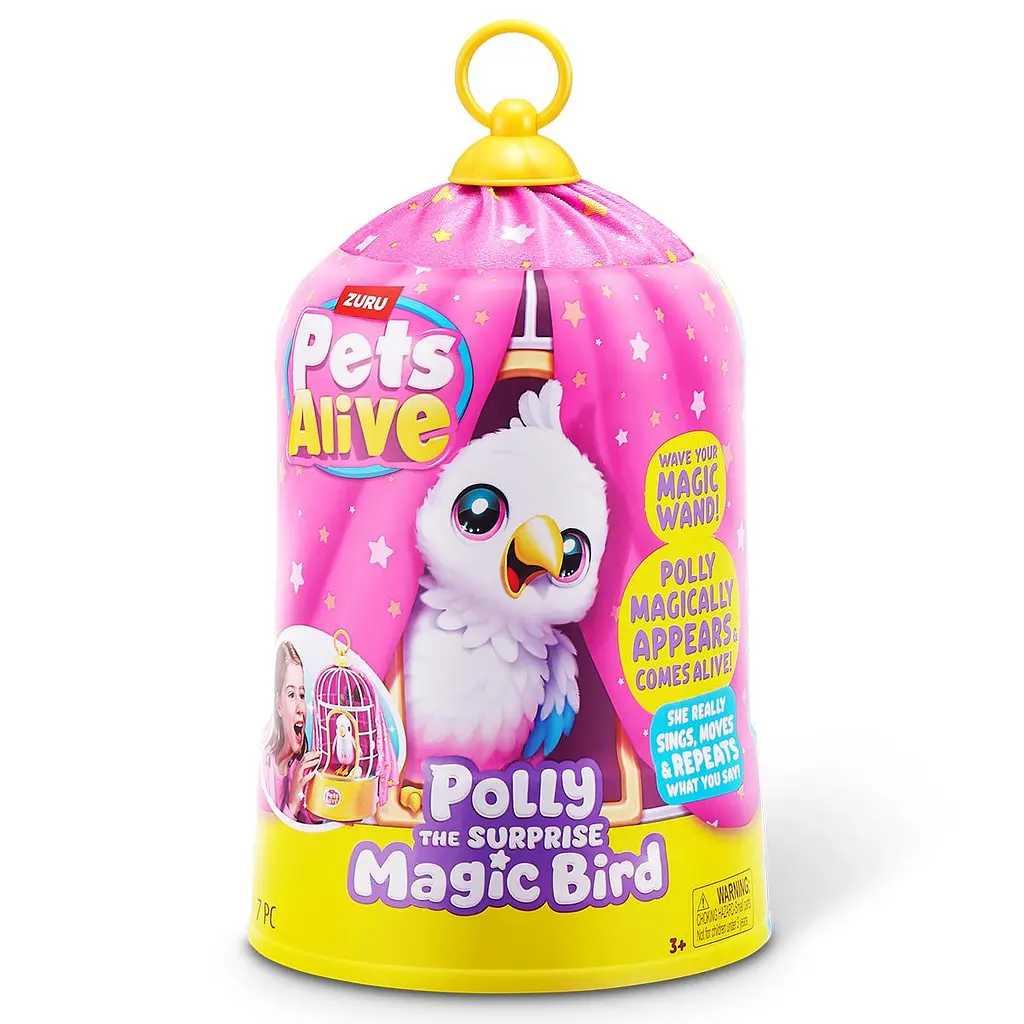 Інтерактивний ігровий набір PETS ALIVE S1 – ЧАРІВНА ПТАШКА ПОЛЛІ Pets & Robo Alive 9561