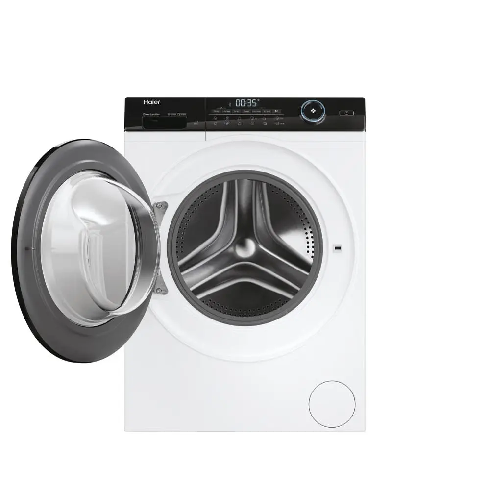 Прально-сушильна машина Haier фронтальна 9(6) кг 1400 A 60 см дисплей пара інвертор люк чорний прямий привод білий - фото 5