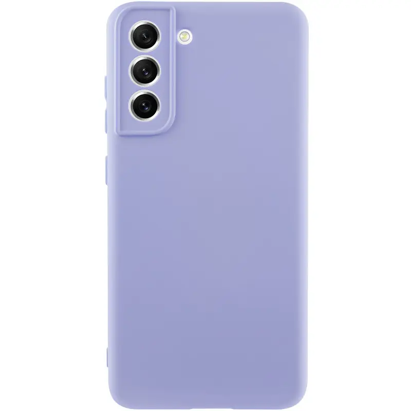 Чохол TPU GETMAN Liquid Silk Full Camera для Samsung Galaxy S22 Бузковий / Light purple