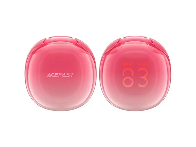 Навушники Acefast T9 Crystal Honey Pomelo Red (6974316282532) - фото 3