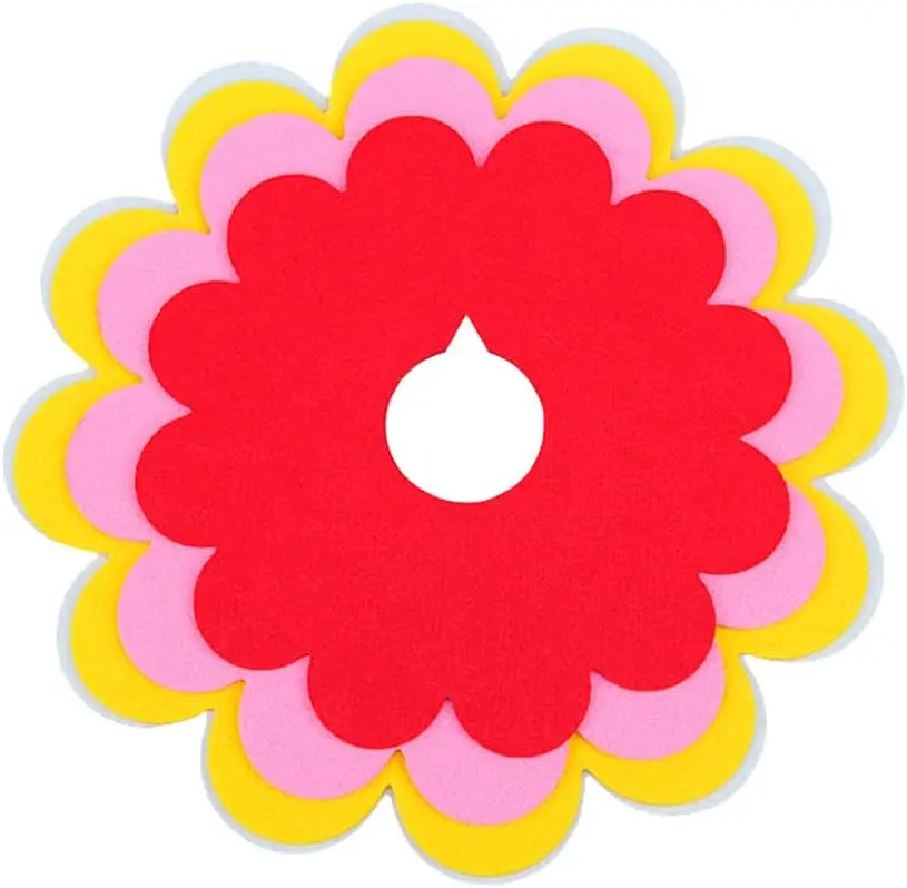 Захисний комір для котів Derby Sunflower Red, XS - фото 6