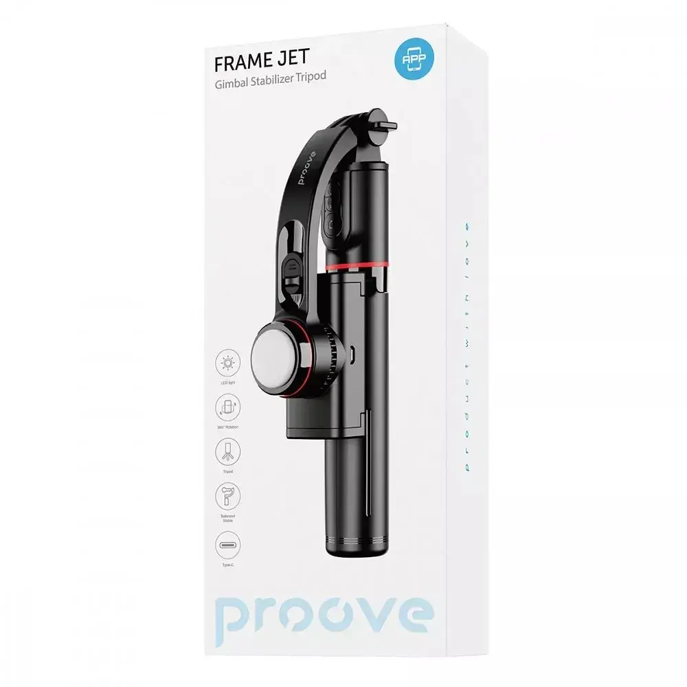 Трипод Proove Frame Jet Gimbal Stabilizer 700 мм Black (MPFJ00010001) - фото 10