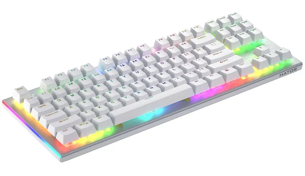 Клавіатура HATOR Gravity X TKL Orange ENG White (HTK551) - фото 3