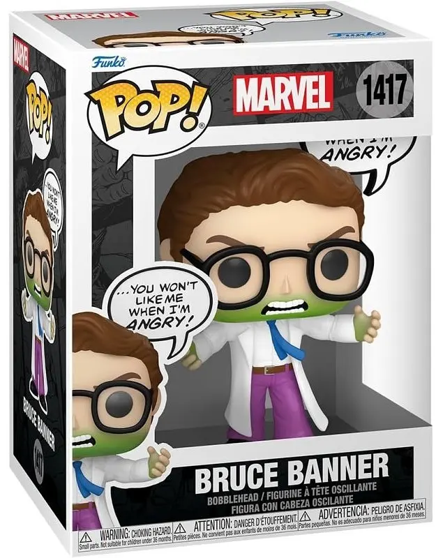 Фігурка Funko POP Marvel: Bruce Banner DON'T MAKE ME ANGRY det0018317 - фото 2