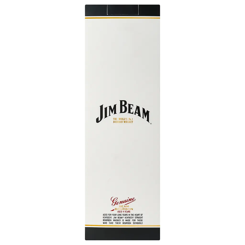 Виски Jim Beam White Straight Bourbon, + стакан, 40 %, 0,7 л - фото 4