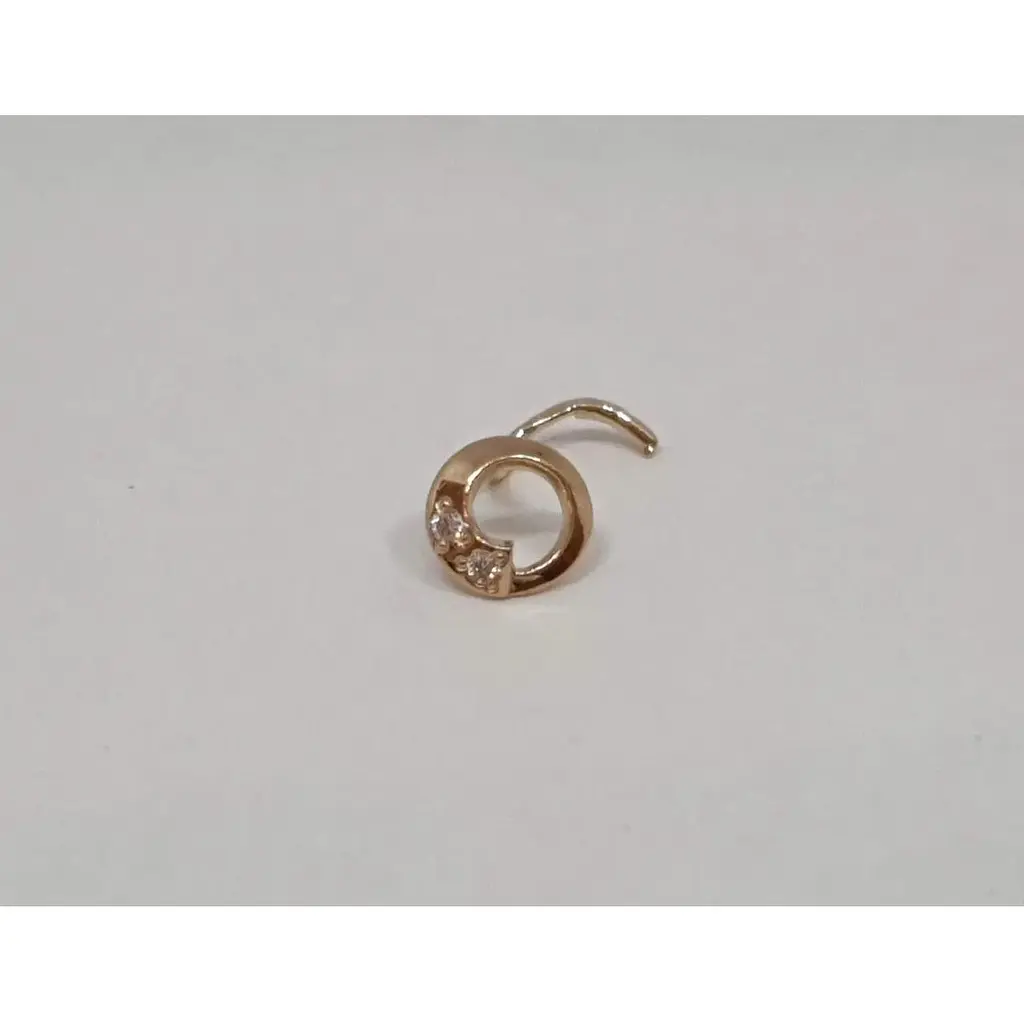 Золота сережка-пірсинг Dear в ніс Dear. 1049.1 - фото 2