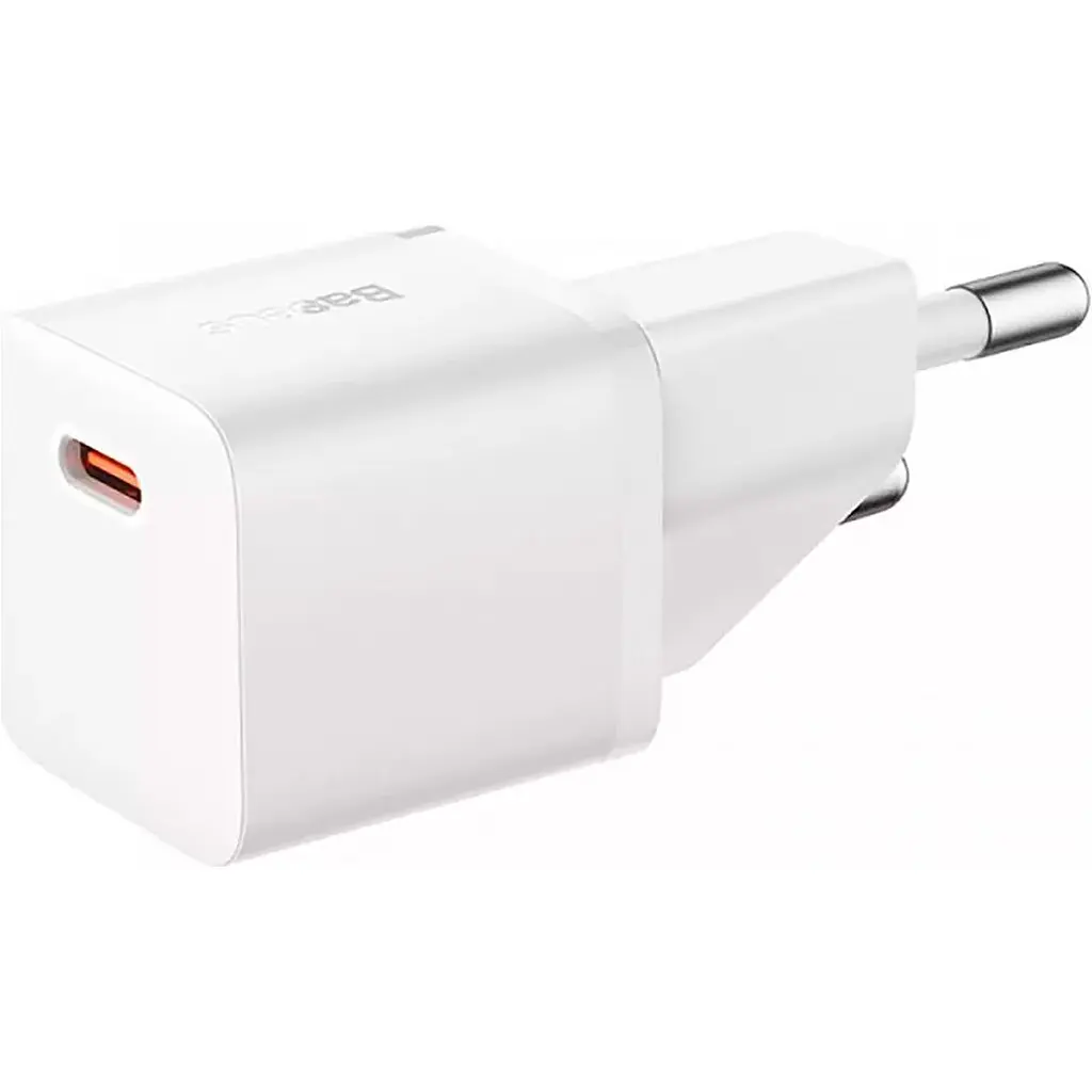 Мережевий зарядний пристрій Baseus GaN5S Fast Charger 20W White (P10162503213-00) [105950] - фото 7