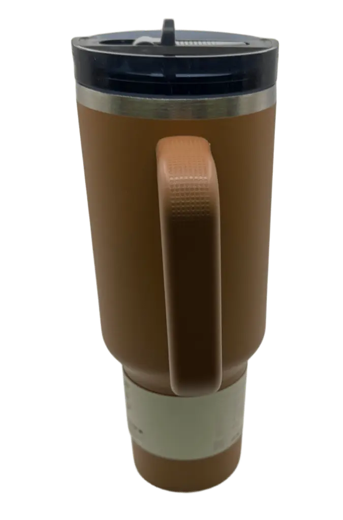 Термос термочашка Stanley Quencher ProTour Flip Straw Tumbler з нержавіючої сталі Caramel Brown 1,18 л KT7001976 - фото 7