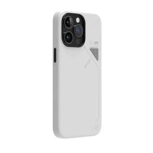 Еко чохол Aulumu A15 Vegan Leather Case White для iPhone 15 Pro - фото 4